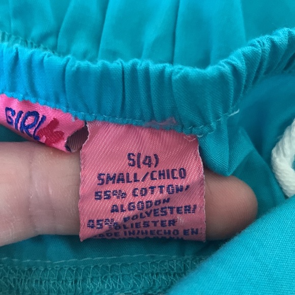 Girls Sundress, Just A Girl, Size S4, Blue, White - Picture 4 of 5